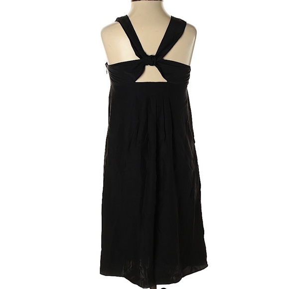 Cynthia Steffe Silk Halter Twist Little Black LBD - Picture 2 of 16
